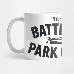 Battery Park City Manhattan: Urban Chic in New York City Mug